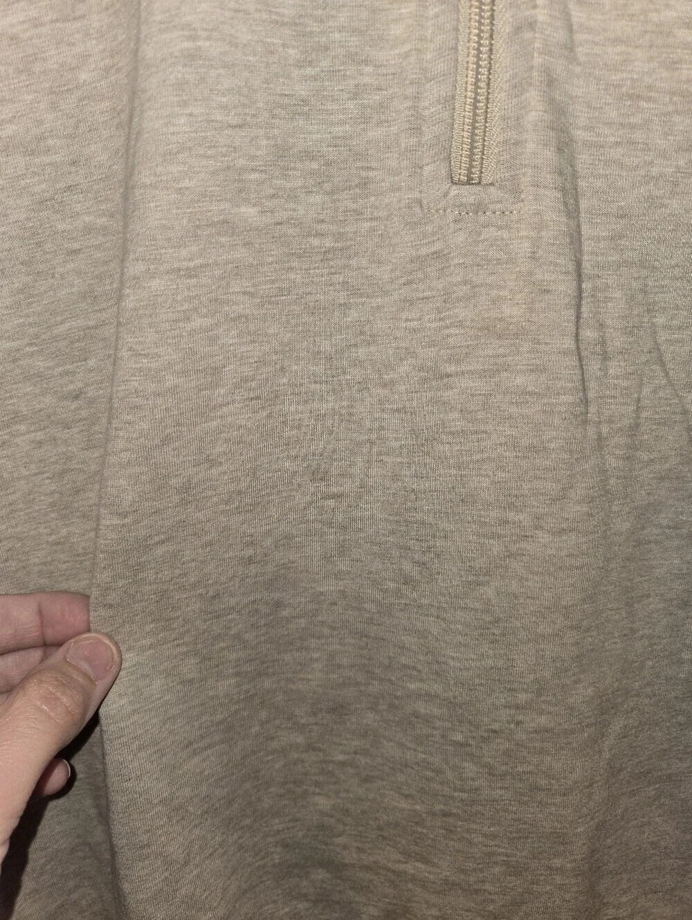 Polo Ralph Lauren Sweater Mens XXL Gray Knit Quarter Zip Pony Performance